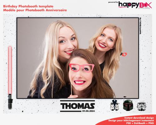 Birthday photobooth  Star wars theme, starwars, 4x6 (10x15cm), 1 photo
