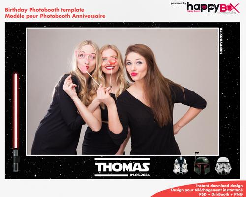 Birthday photobooth  Star wars theme, starwars, 4x6 (10x15cm), 1 photo