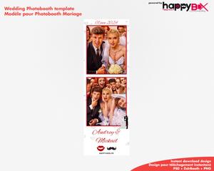 Photobooth Mariage 2x6 (5x15cm), 2 photos