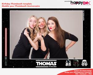Birthday photobooth  Star wars theme, starwars, 4x6 (10x15cm), 1 photo
