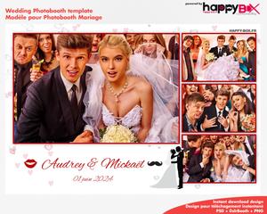 Photobooth Mariage 4x6 (10x15cm), 4 photos
