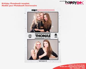 Birthday photobooth  Star wars theme, starwars, 4x6 (10x15cm), 2 photos