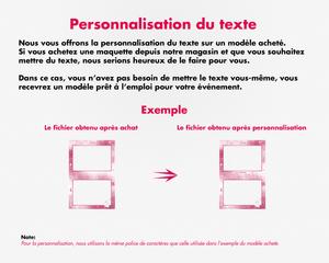 Wedding photobooth  modern, romantic, pink, 4x6 (10x15cm), 2 photos