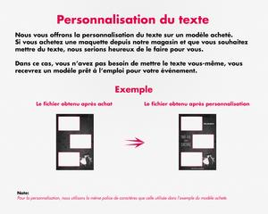 Wedding photobooth  modern, romantic, pink and black, 4x6 (10x15cm), 3 photos