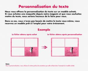 Photobooth Mariage romantique, moderne, rose, pastel, 4x6 (10x15cm), 3 photos