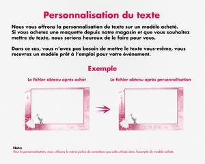 Wedding photobooth  modern, romantic, pink, 4x6 (10x15cm), 1 photo