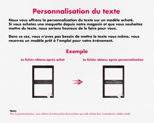 Wedding photobooth  modern, romantic, pink and black, 4x6 (10x15cm), 2 photos