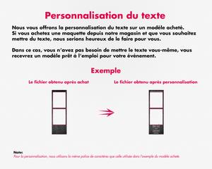 Wedding photobooth  modern, romantic, pink and black, 2x6 (5x15cm), 2 photos
