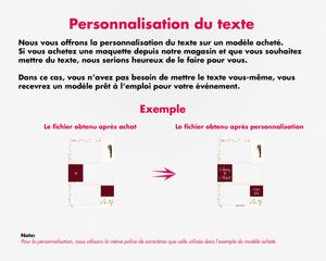 Photobooth Mariage moderne, theme fleurs, marron bordeaux, 4x6 (10x15cm), 3 photos