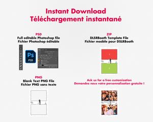 Photobooth Mariage romantique, moderne, Paris, 4x6 (10x15cm), 2 photos