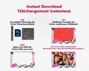 Wedding photobooth  movie / cinema theme, 4x6 (10x15cm), 1 photo