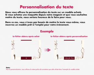 Photobooth Mariage moderne, theme fleurs, marron bordeaux, 4x6 (10x15cm), 1 photo